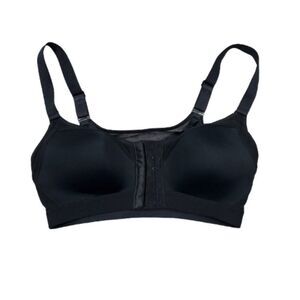 Leonisa Posture Corrector Back Support Contour Cup Bra Black Size 34C Lined